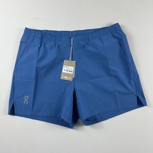 On Cloud Essential Shorts‎ Mens XL Blue Performance Running Active Training Gym.